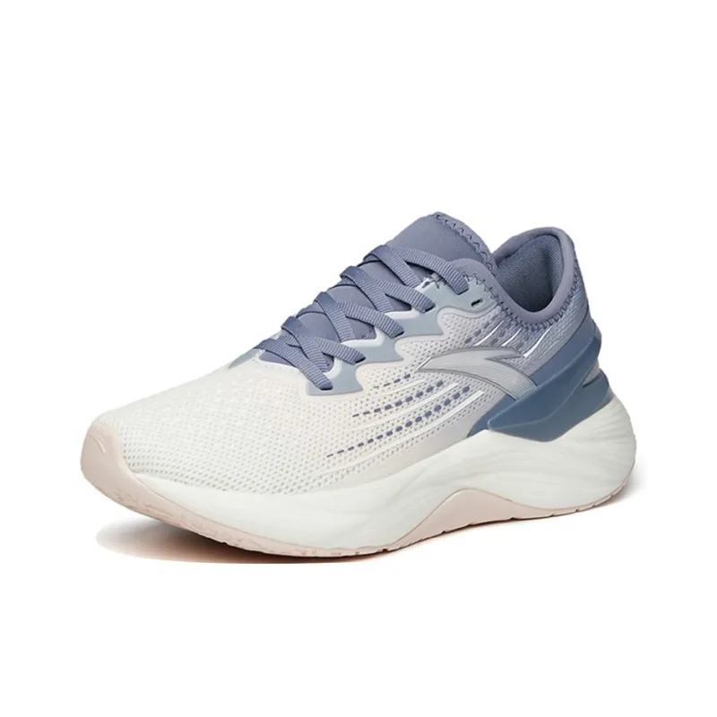 Anta Tron 2.0 Breathable And Wear resistant Low Top Running Shoes Women's White Gray-1