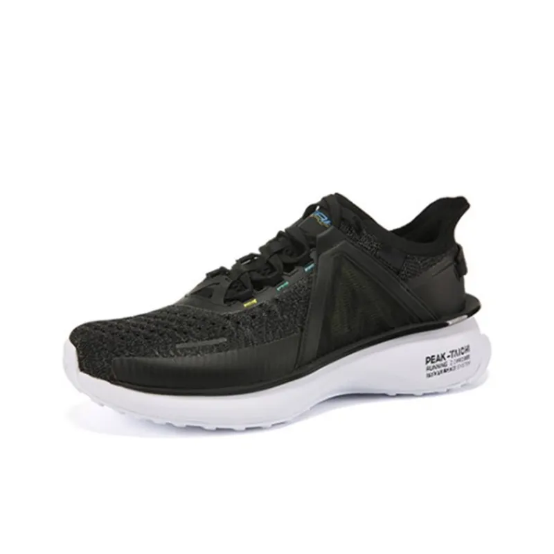 PEAK Tai Chi 2.0 Pro Cushioning, Slip Resistant, And Abrasion Resistant Low Top Running Shoes Men's Black-1