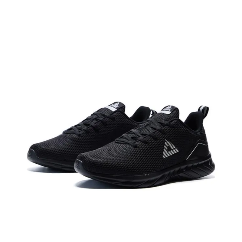 PEAK Qingyi Shock Absorbers Slip Resistant, Abrasion Resistant, Breathable Low Top Running Shoes Men's Black-2