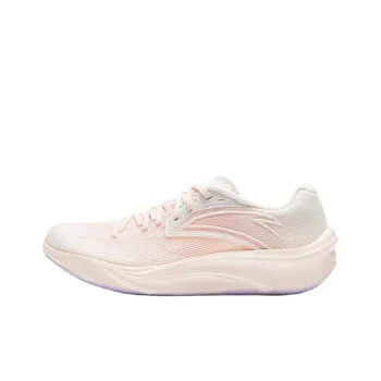 Anta Asphalt Road Fighter 2.0 Cushioned Slip Resistant Low Top Running Shoes Women's Pink