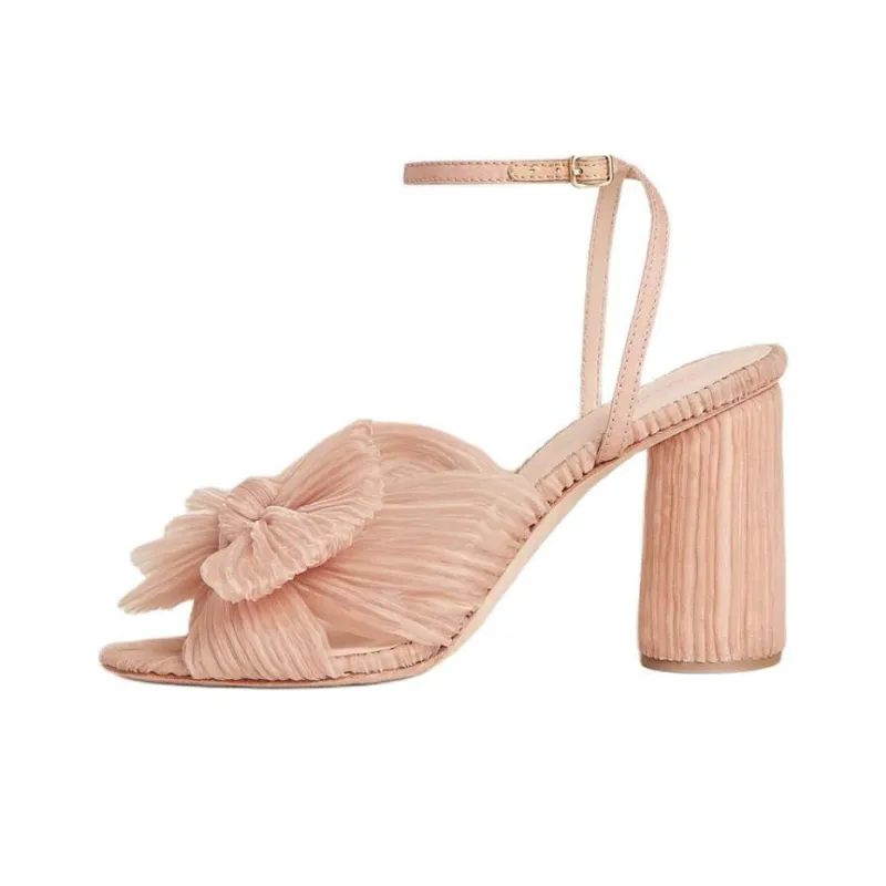 Loeffler Randall Camellia Beauty Strap Sandals 9cm Women's Pink-0