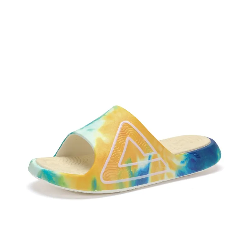 PEAK State Extremely Large Triangle 1.0 Slide Slippers Women's Milk Jade/Caribbean Blue-2