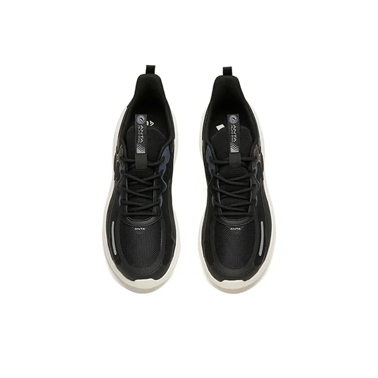 Anta Ling Yun 2 Shock Absorbers Slip Resistant, Abrasion Resistant, Breathable Low Top Running Shoes Men's Black-3