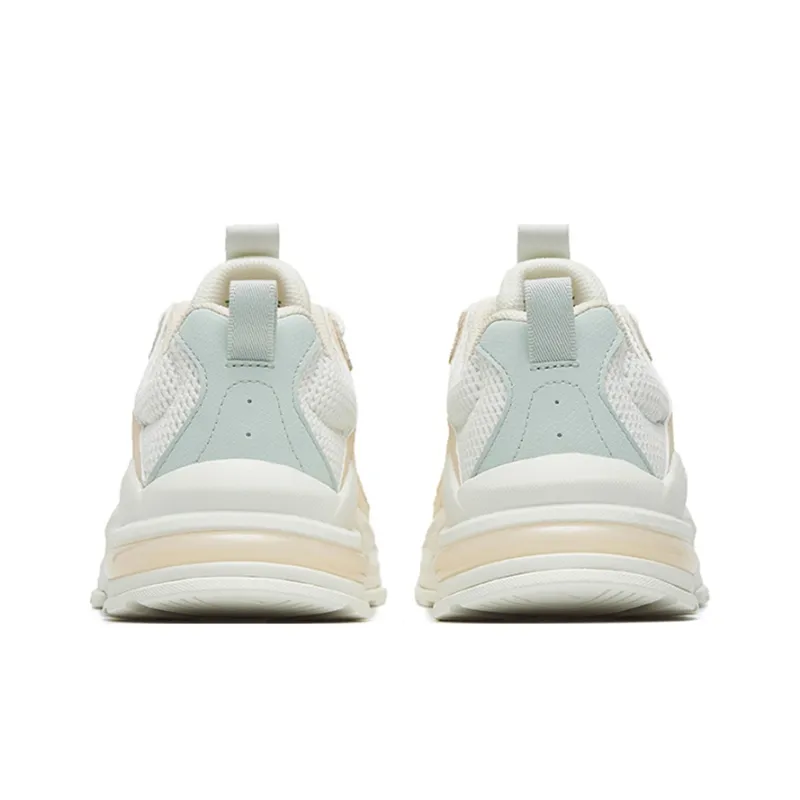 Anta Millennium 5.0 Cushioned Anti-Slip And Wear-Resistant Lightweight Low-Top Casual Shoes Women's White Green-4