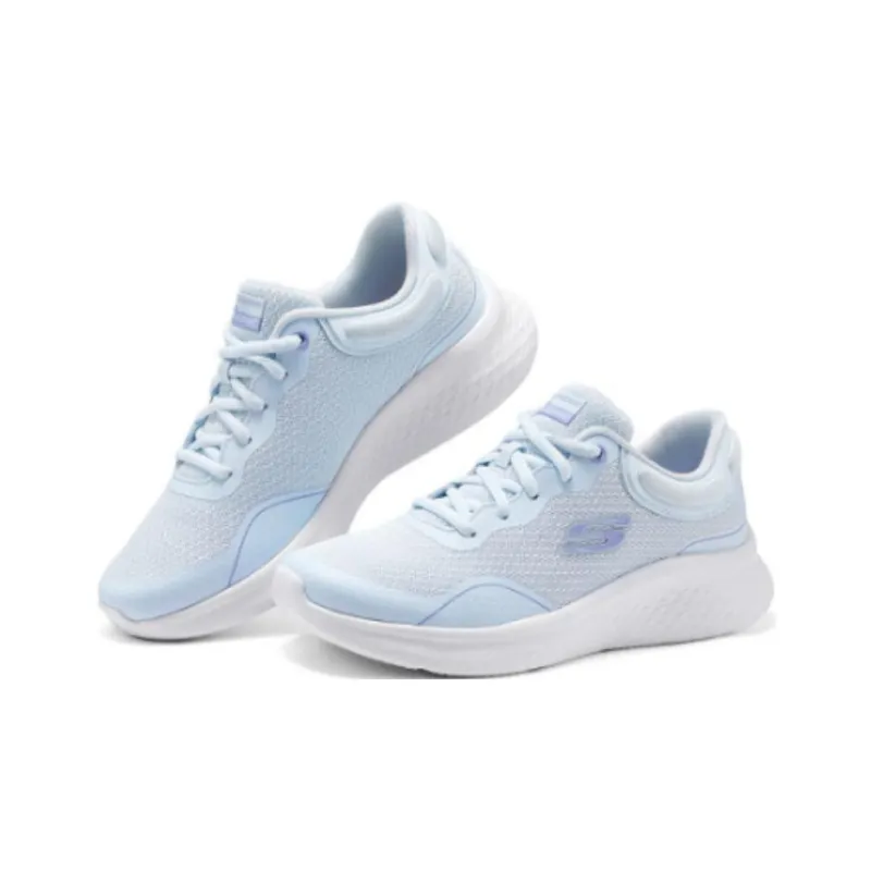 Skechers Sport Anti Slip Wear Resistant Low Top Running Shoes Women's Light Blue-2