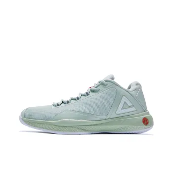 PEAK Parker IV Basketball Shoes Men Low Top Pea Green