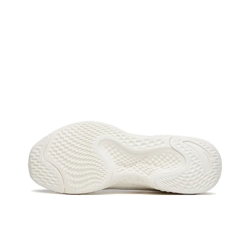 Anta Martian Foam Anti Slip Wear Resistant Low Top Running Shoes Women's Ivory White-4