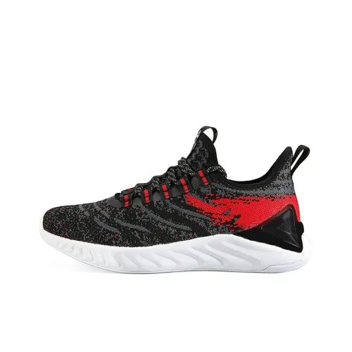 PEAK State Pole Running Shoes Women's Low-Top Black Gray Red