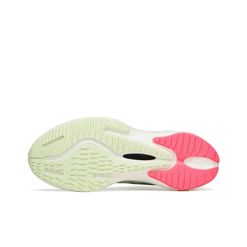 Anta Antelope Run 2 Abrasion Resistant Breathable Low Top Running Shoes Women's White Green-4