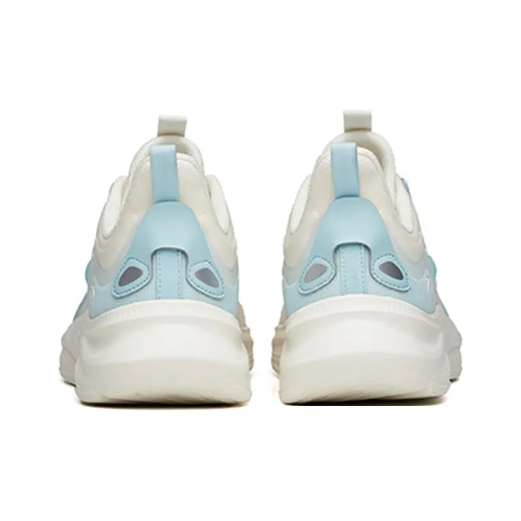 Anta Lingyun Cushioning, Slip Resistant, And Abrasion Resistant Low Top Running Shoes Men's White Blue-4