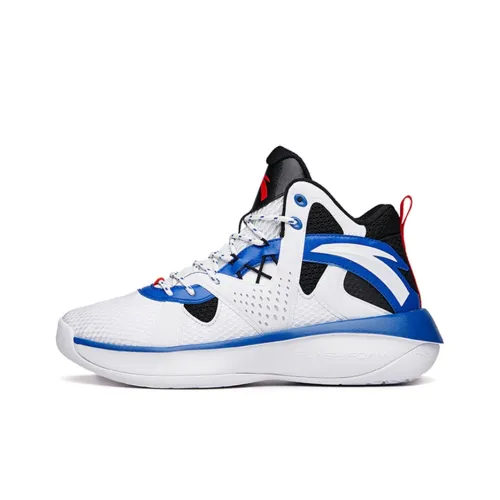 ANTA Wind Tunnel 2 Basketball Shoes Men High-Top White/Blue