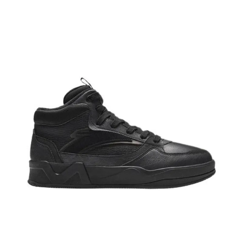 Anta C37 Series Anti-Slip Wear-Resistant Low-Top Skateboard Shoes Men's Black-1