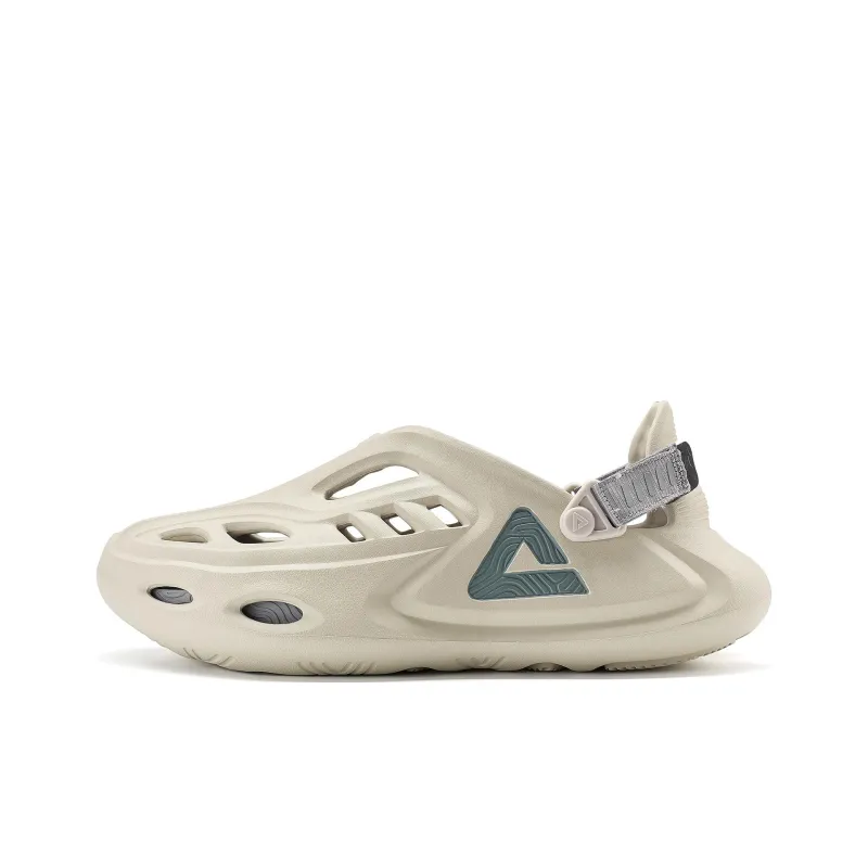 PEAK Taiji Clogs Touring Sports Sandals Men's Beige Gray Green-0