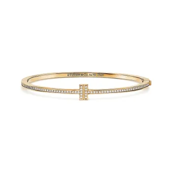 TIFFANY & CO. 18K Gold Bangles Unisex Gold