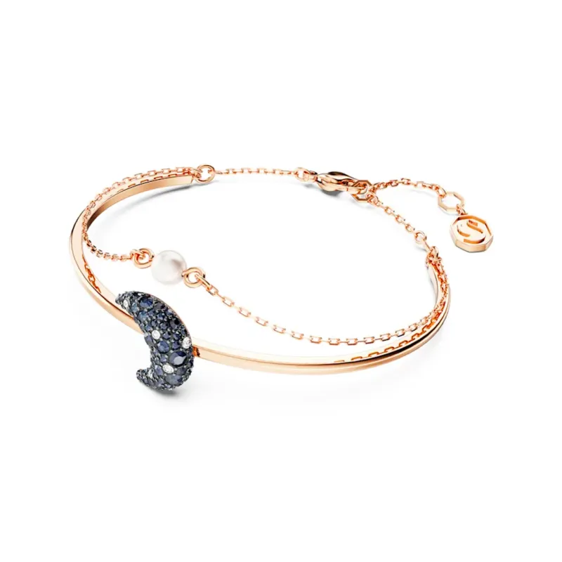 Swarovski Enamel Bangles Women's Rose Gold-1