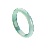 Icy Clear Green Grape Flat inside Bangle (Peaceful Bangle)