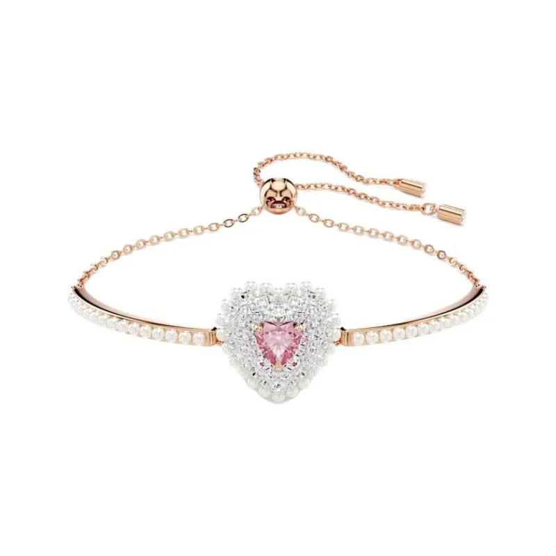 Swarovski Synthetic Cubic Zirconia Bangles Women's Gold-0