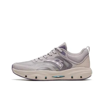 Anta Divine Pro Breathable Wear Resistant Lightweight Low Top Running Shoes Women's Lotus Gray