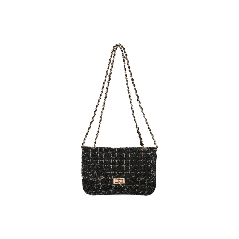 LETOO Woven One Shoulder Women's Black/White-0