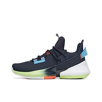 Anta Airspace 2 UFO Low Top Performance Basketball Shoes Men's Dark Blue Black