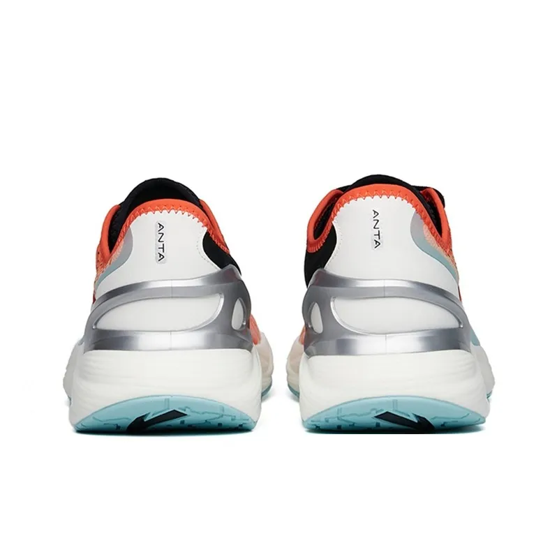 Anta Tron 2.0 Cushioned Slip-Resistant Abrasion-Resistant Low-Top Running Shoes Men's Orange Black-3