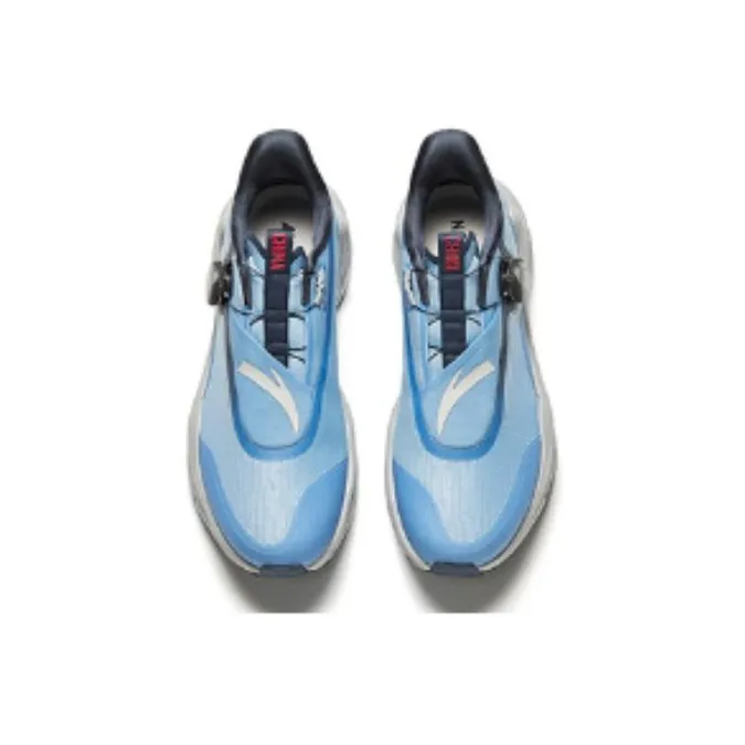 Anta Champion All-Weather Series Anti-Slip Wear-Resistant Low-Top Running Shoes Men's Blue-3