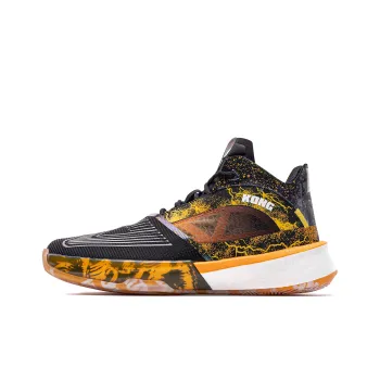 PEAK Surfing The Big Triangle 1.0 Basketball Shoes Men Mid Top Black/Fall Orange