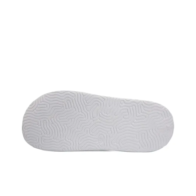 PEAK Slip Resistant Abrasion Resistant Slide Slippers Unisex White-5