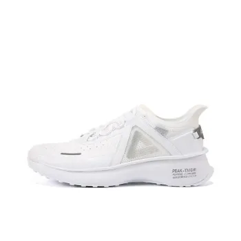 PEAK Tai Chi 2.0 Pro Cushioning Anti Slip And Wear Resistant Low Top Running Shoes Unisex White