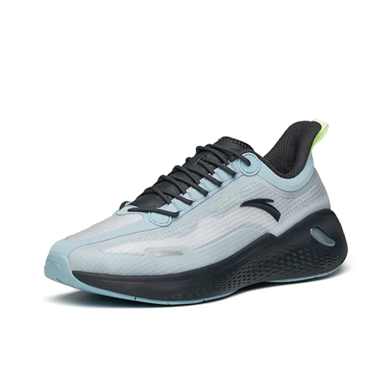 Anta Breaking Wind Cushioning, Slip Resistant, And Abrasion Resistant Low Top Running Shoes Men's Gray-2