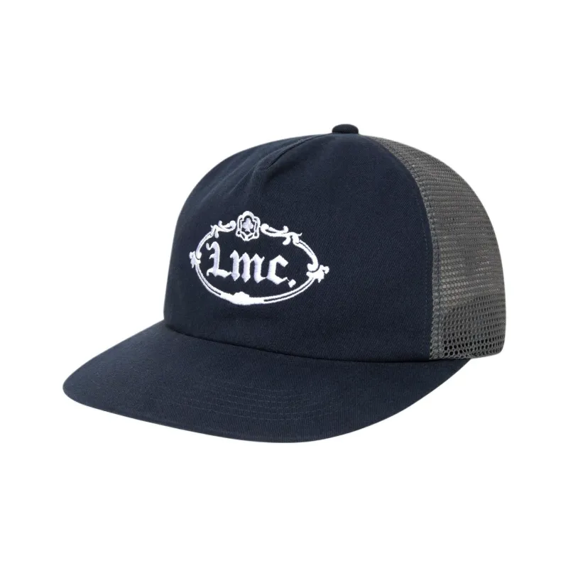 LMC Cotton Polyester Baseball Caps Unisex Marine Blue-0