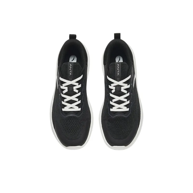 Anta Shenxing LITE Slip Resistant Cushioning Wear Resistant Low Top Training Shoes Men's Basic Black-2
