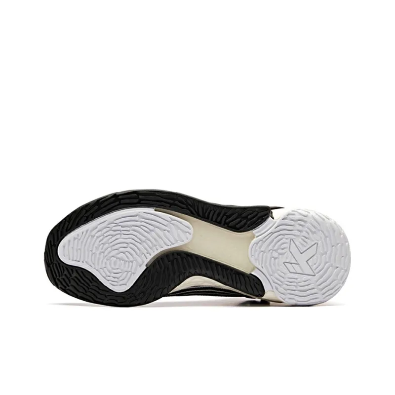 Anta KT4 Cushioning Anti-Slip And Wear-Resistant High-Top Basketball Shoes Men's Black White-5