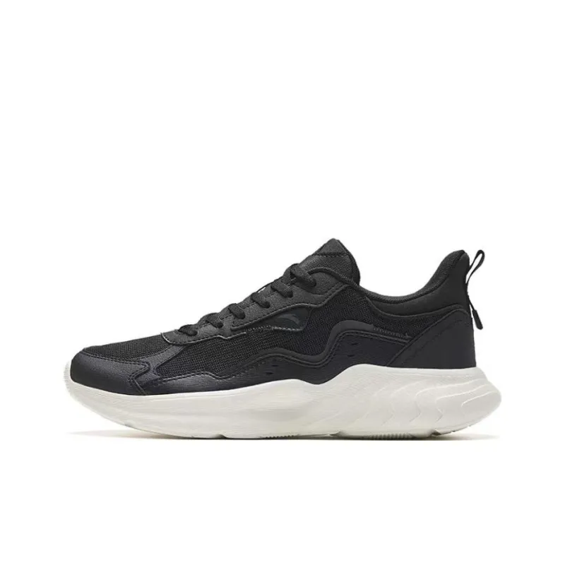 Anta The City Cushioning Anti Slip And Wear Resistant Low Top Casual Shoes Women's Black-0