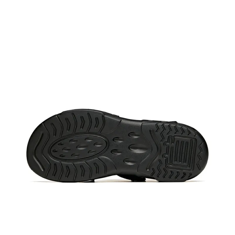 Anta C37 Series Beach Sandals Men's Black-4