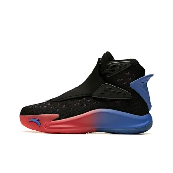 Anta KT5 KT Klayism Slip Resistant Lightweight Wear Resistant High Top Basketball Shoes Women's Red Blue Black