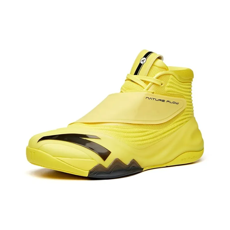 Anta KT6 KT 'Dragon' Durable Breathable High Top Basketball Shoes Yellow-1