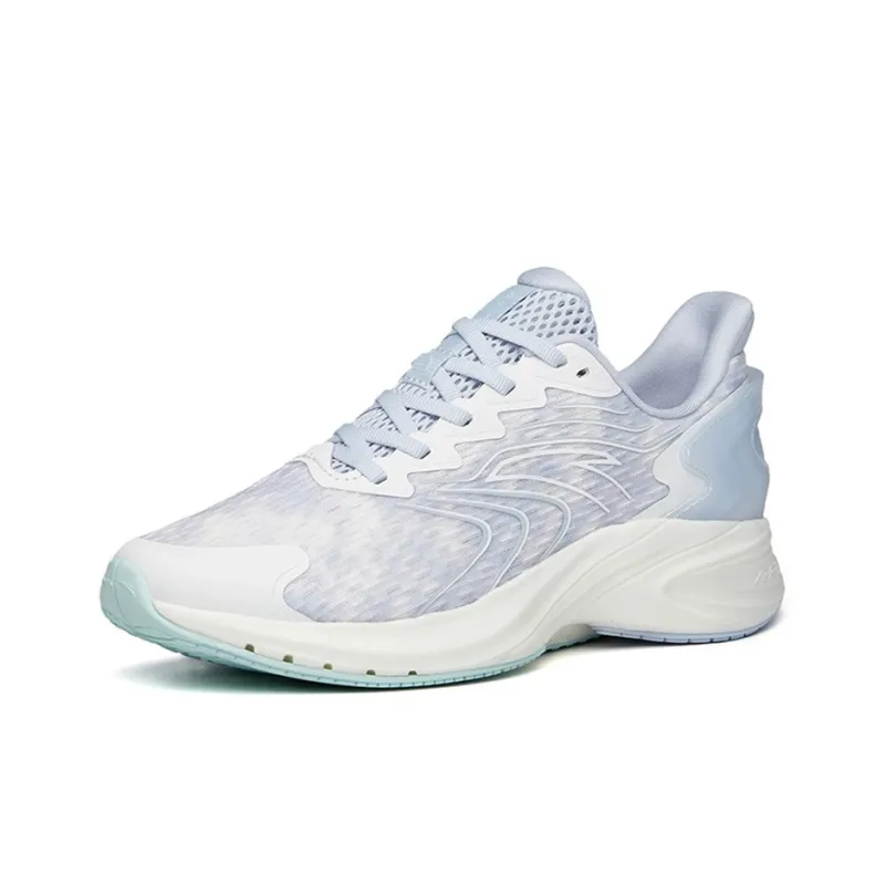 Anta Antelope Run 2 Wear Resistant Low Top Running Shoes Women's Purple White-1