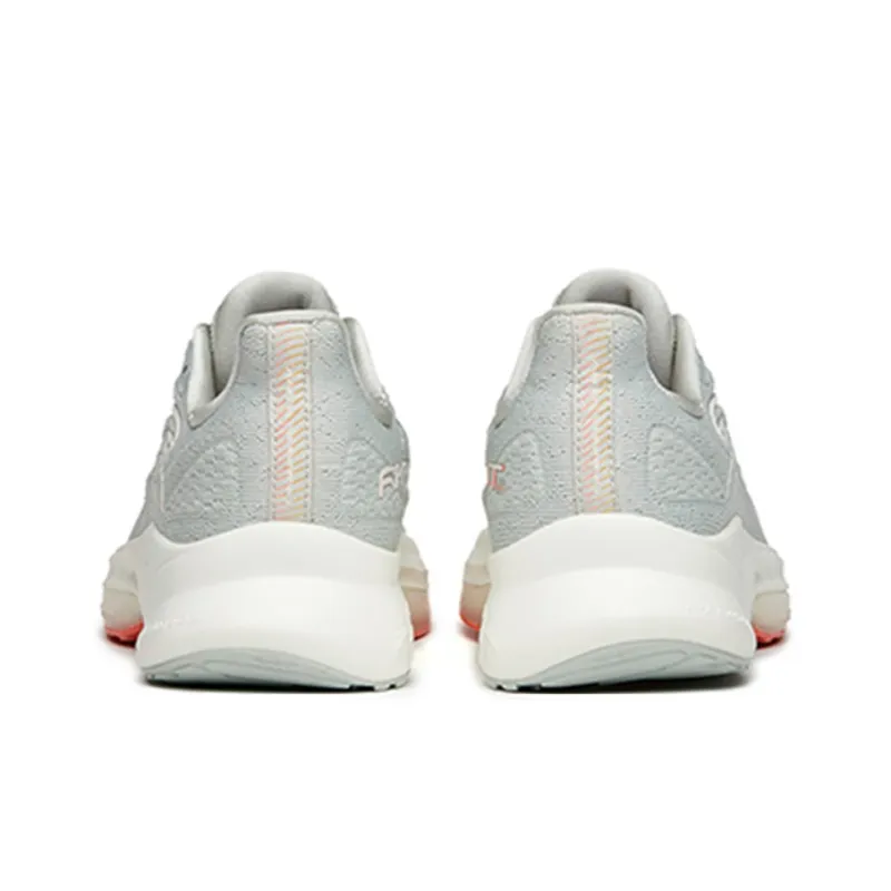 Anta Rocket 3.0 Cushioning Breathable Wear Resistant Slip Resistant Low Top Running Shoes Women's White Gray Green-3