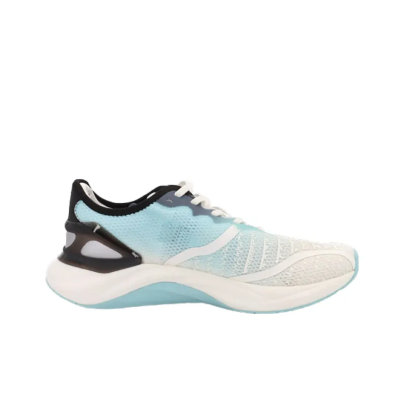 Anta Tron 2.0 Cushioned Anti-Slip Wear-Resistant Breathable Lightweight Low-Top Running Shoes Men's White Blue Black-1