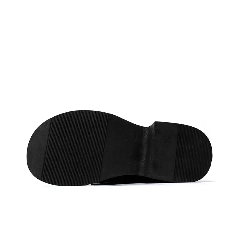 Chi Wolf Men's Casual Shoes Men Low Top Black/Brown-4