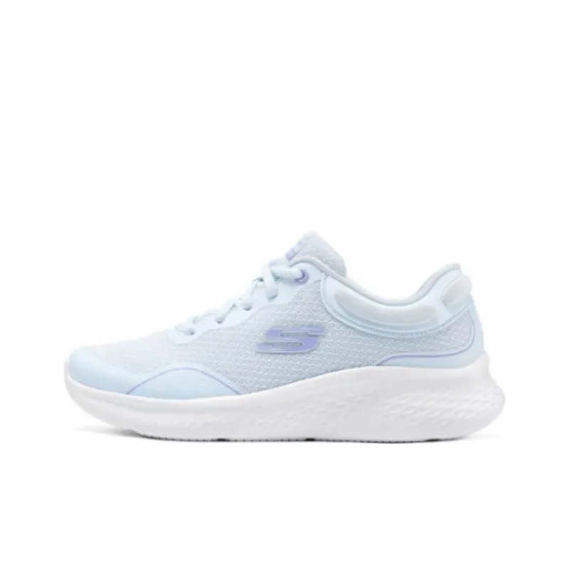Skechers Sport Anti Slip Wear Resistant Low Top Running Shoes Women's Light Blue-0