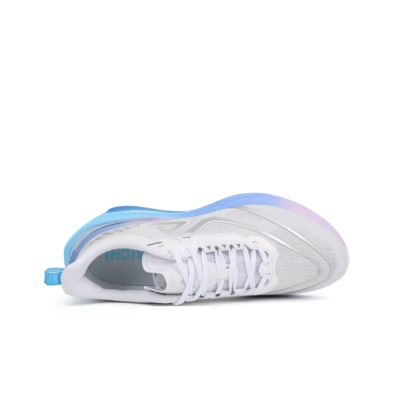 PEAK State Pole 6.0 Cushioning Rebound Breathable Low-Top Running Shoes Men's White Blue Silver-3