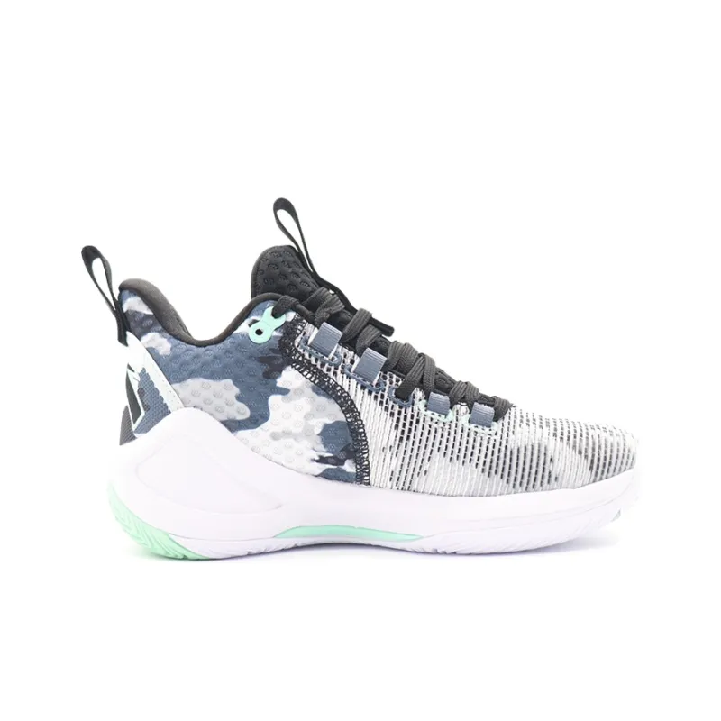 ANTA Alien 3 Basketball Shoes Men Mid Top White/Black/Gray-1