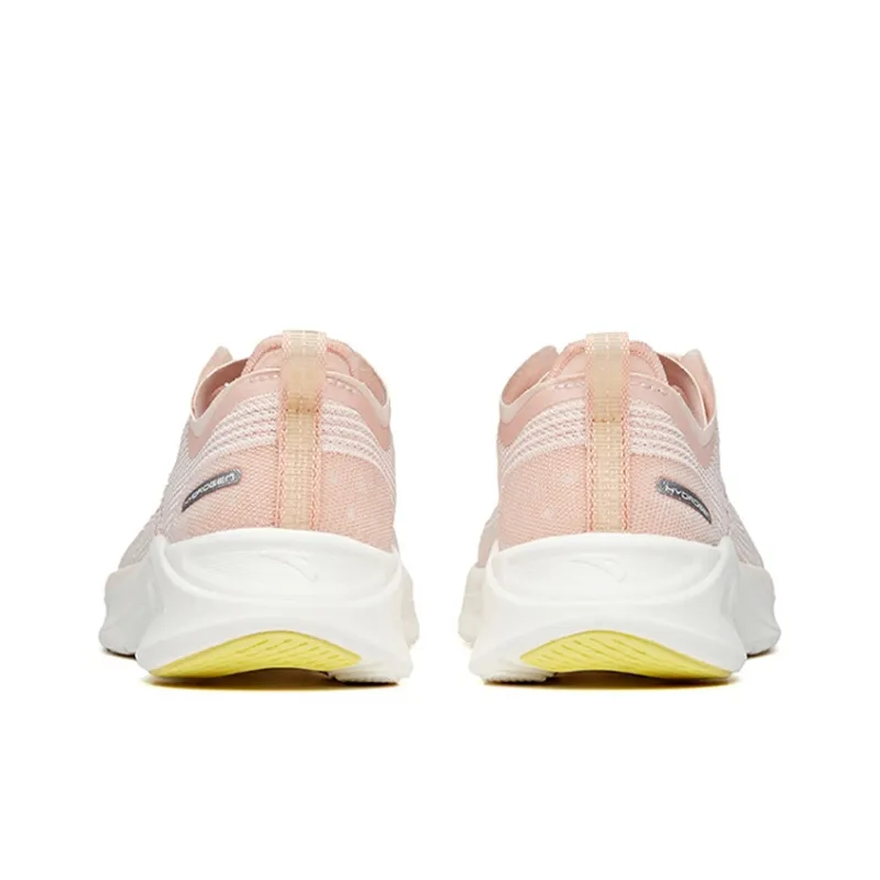 Anta Hydrogen Run III Breathable Low Top Running Shoes Women's Fair Skin With Pink Undertone-3