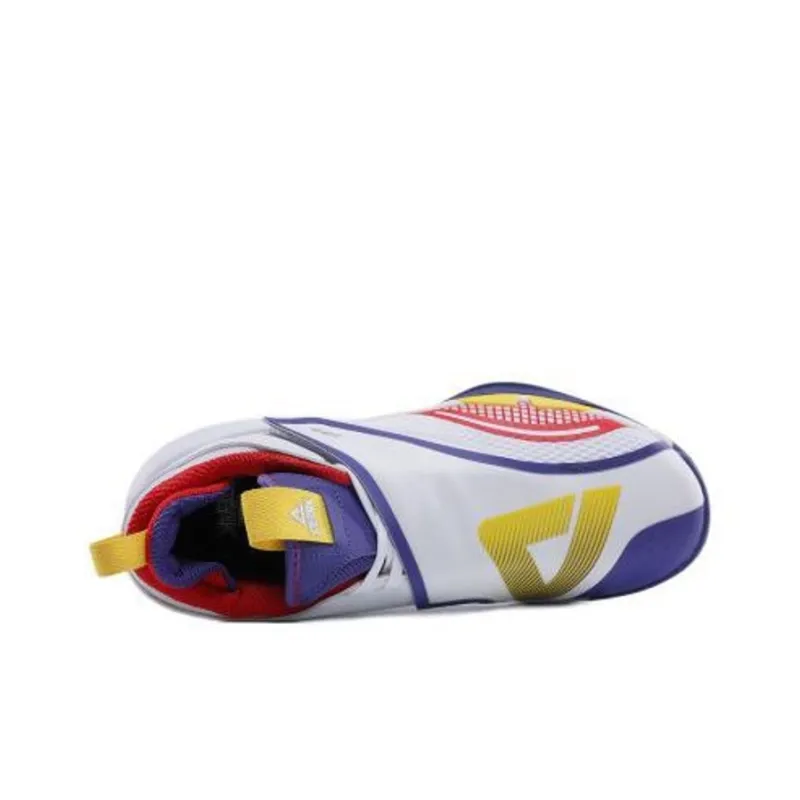 PEAK Wind by wind V1 Basketball Shoes Men Low Top White/Purple-2