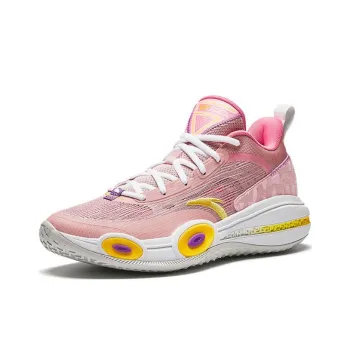 Anta Raid 1 Low Top Basketball Shoes Men's Pink