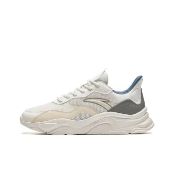 Anta Little Millennium Cushioned Slip Resistant Low Top Casual Shoes Men's White Green