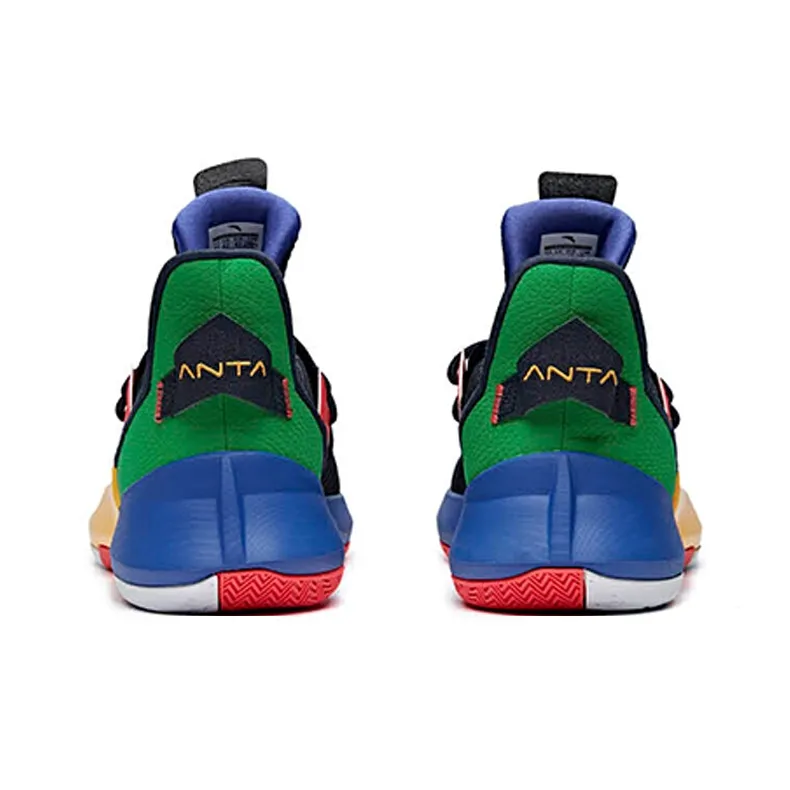 Anta Airspace 2 Shock Absorbers With Slip Resistant And Abrasion Resistant Properties Low Top Basketball Shoes Men's-4