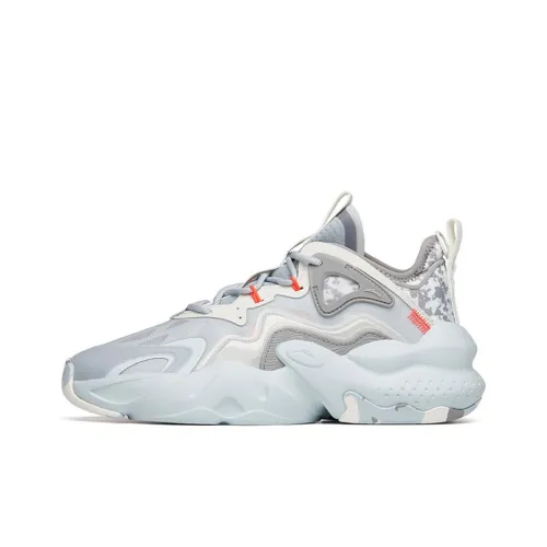 Anta Bastard Peak Lightweight And Wear resistant Low Top Sports Casual Shoes Men's Gray White
